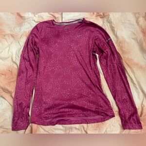 Purple Nike dri-fit long sleeve